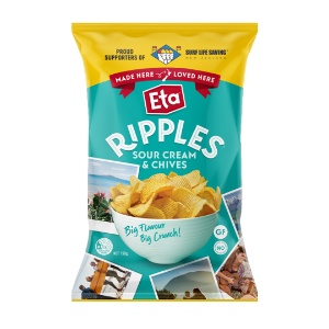 Picture of Eta Ripples Sour Cream & Chives 150gm