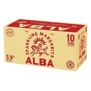 Picture of Alba Tequila Margarita 10pk Cans 250ml